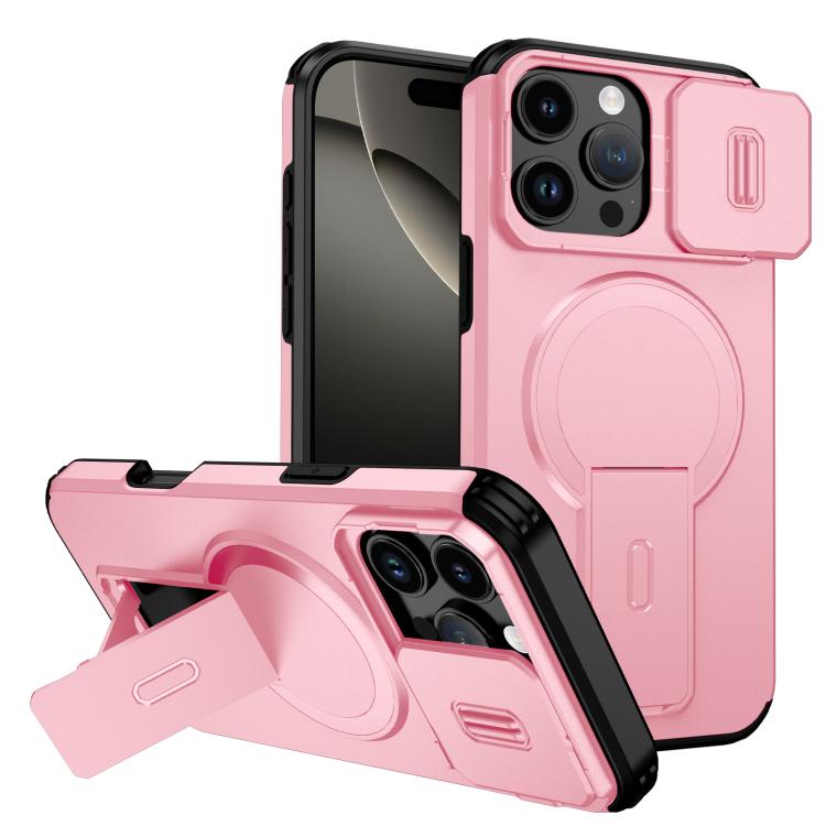 Sliding Camshield MagSafe Holder Phone Case, For iPhone 17, For iPhone Air, For iPhone 16 Pro Max, For iPhone 16 Pro, For iPhone 16 Plus, For iPhone 16