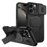 Sliding Camshield MagSafe Holder Phone Case, For iPhone 17, For iPhone Air, For iPhone 16 Pro Max, For iPhone 16 Pro, For iPhone 16 Plus, For iPhone 16