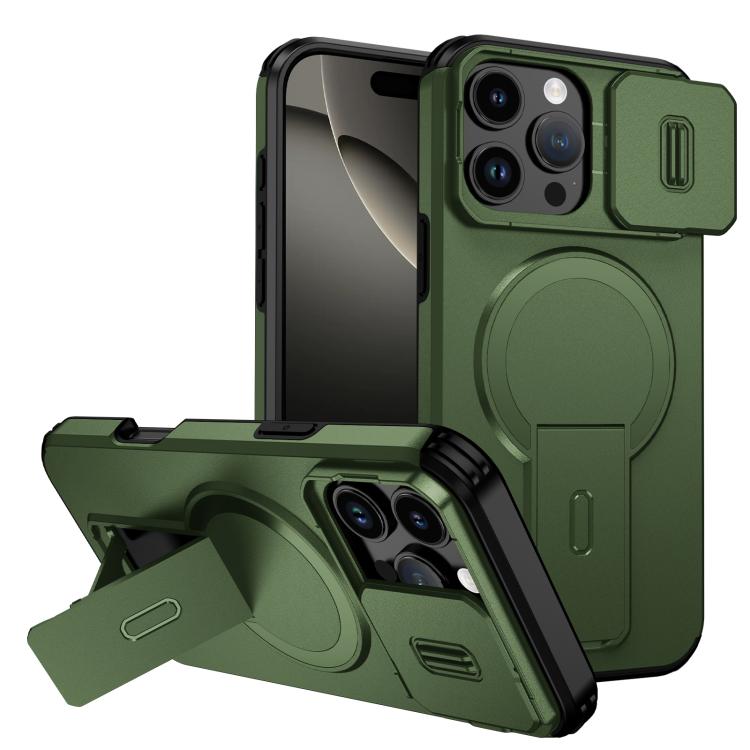Sliding Camshield MagSafe Holder Phone Case, For iPhone 17, For iPhone Air, For iPhone 16 Pro Max, For iPhone 16 Pro, For iPhone 16 Plus, For iPhone 16