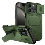 Sliding Camshield MagSafe Holder Phone Case, For iPhone 17, For iPhone Air, For iPhone 16 Pro Max, For iPhone 16 Pro, For iPhone 16 Plus, For iPhone 16