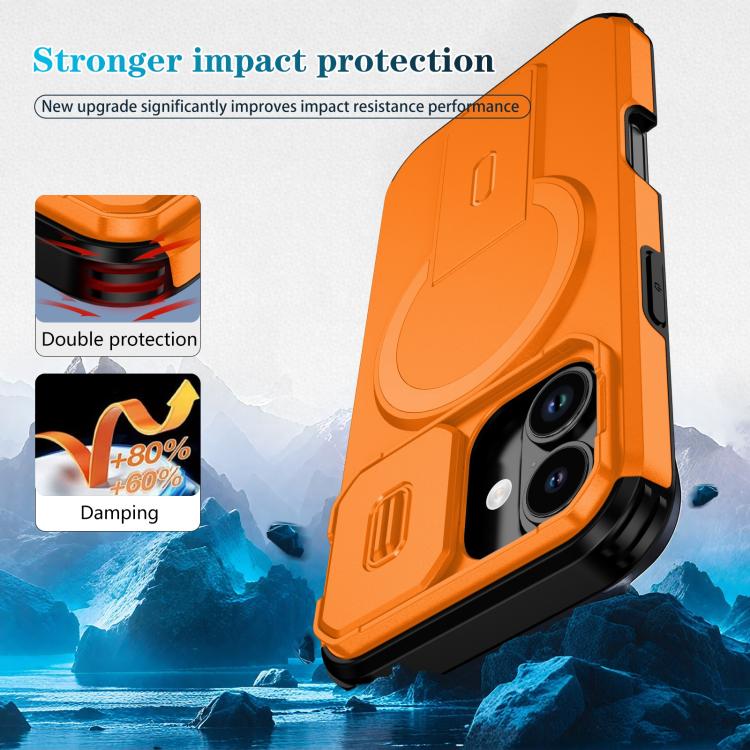 Sliding Camshield MagSafe Holder Phone Case, For iPhone 18, For iPhone 18 Pro, For iPhone 18 Pro Max, For iPhone 17e / 16e, For iPhone 17 Pro Max, For iPhone 17 Pro