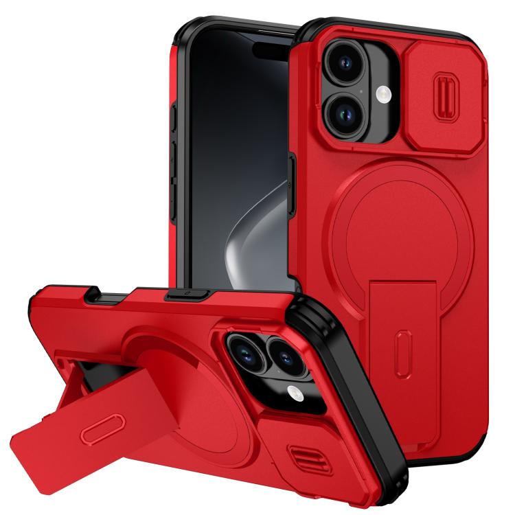 Sliding Camshield MagSafe Holder Phone Case, For iPhone 18, For iPhone 18 Pro, For iPhone 18 Pro Max, For iPhone 17e / 16e, For iPhone 17 Pro Max, For iPhone 17 Pro