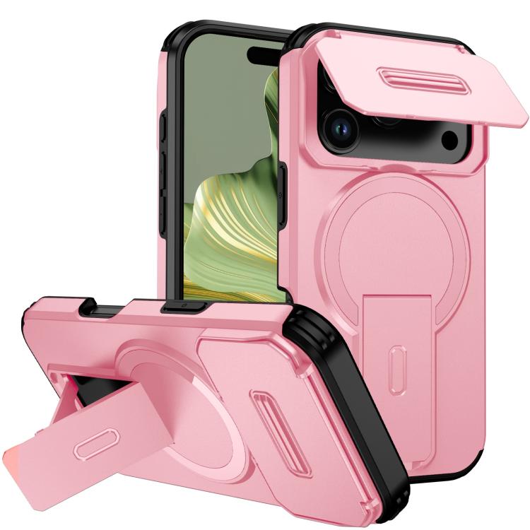 Sliding Camshield MagSafe Holder Phone Case, For iPhone 18, For iPhone 18 Pro, For iPhone 18 Pro Max, For iPhone 17e / 16e, For iPhone 17 Pro Max, For iPhone 17 Pro
