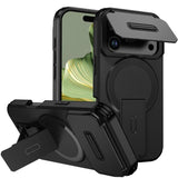 Sliding Camshield MagSafe Holder Phone Case, For iPhone 18, For iPhone 18 Pro, For iPhone 18 Pro Max, For iPhone 17e / 16e, For iPhone 17 Pro Max, For iPhone 17 Pro
