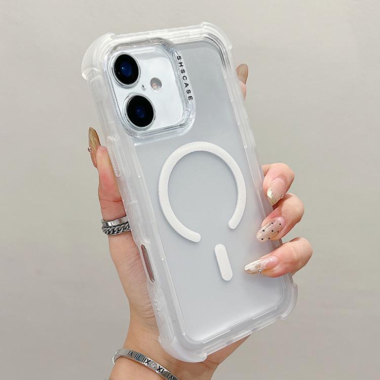 Transparent Matte TPU Hybrid PC 3-in-1 MagSafe Phone Case, For iPhone 17 Pro Max, For iPhone 17 Pro, For iPhone 17, For iPhone Air, For iPhone 16 Pro Max, For iPhone 16 Pro, For iPhone 16 Plus, For iPhone 16