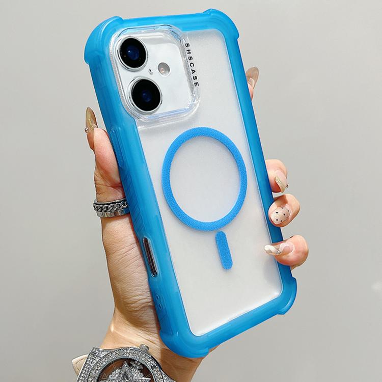 Transparent Matte TPU Hybrid PC 3-in-1 MagSafe Phone Case, For iPhone 17 Pro Max, For iPhone 17 Pro, For iPhone 17, For iPhone Air, For iPhone 16 Pro Max, For iPhone 16 Pro, For iPhone 16 Plus, For iPhone 16