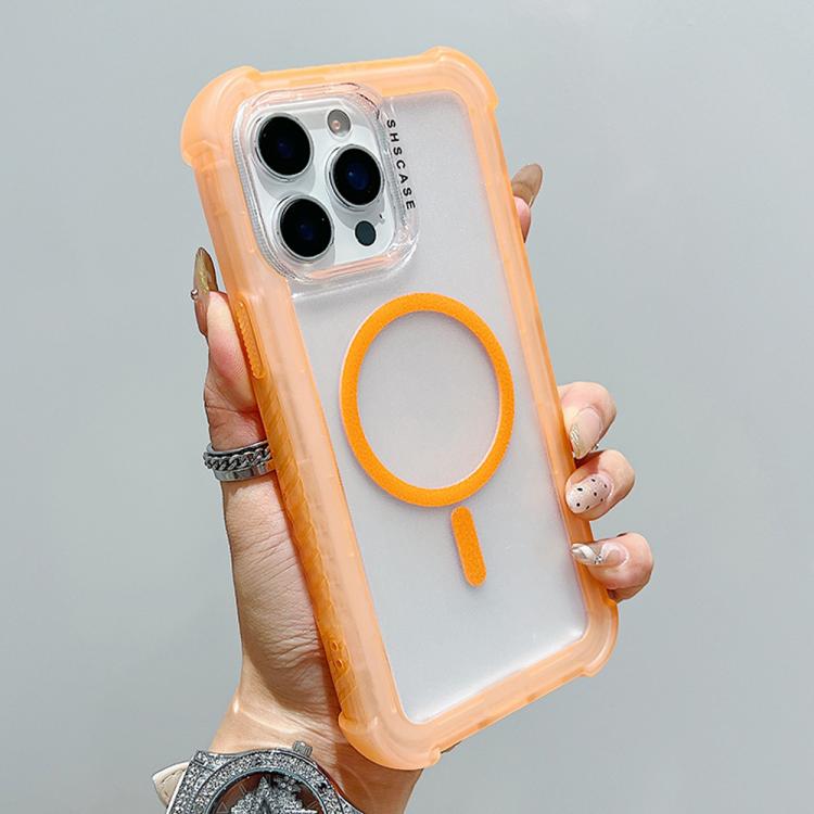 Transparent Matte TPU Hybrid PC 3-in-1 MagSafe Phone Case, For iPhone 15 Pro Max, For iPhone 15 Pro, For iPhone 15 Plus, For iPhone 15, For iPhone 14 Plus, For iPhone 14, For iPhone 14 Pro, For iPhone 14 Pro Max