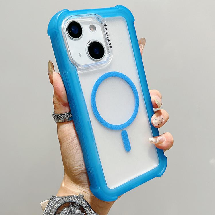 Transparent Matte TPU Hybrid PC 3-in-1 MagSafe Phone Case, For iPhone 15 Pro Max, For iPhone 15 Pro, For iPhone 15 Plus, For iPhone 15, For iPhone 14 Plus, For iPhone 14, For iPhone 14 Pro, For iPhone 14 Pro Max