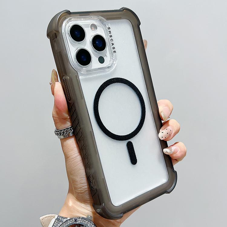 Transparent Matte TPU Hybrid PC 3-in-1 MagSafe Phone Case, For iPhone 13 Pro Max, For iPhone 13 Pro, For iPhone 13, For iPhone 12 Pro Max