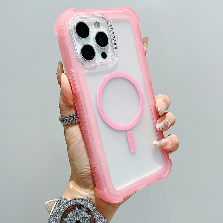 Transparent Matte TPU Hybrid PC 3-in-1 MagSafe Phone Case, For iPhone 13 Pro Max, For iPhone 13 Pro, For iPhone 13, For iPhone 12 Pro Max