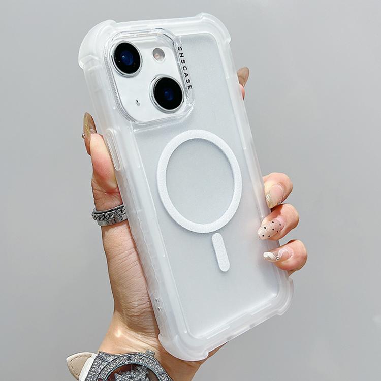 Transparent Matte TPU Hybrid PC 3-in-1 MagSafe Phone Case, For iPhone 13 Pro Max, For iPhone 13 Pro, For iPhone 13, For iPhone 12 Pro Max