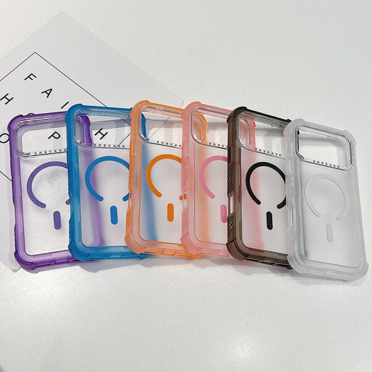 Transparent Matte TPU Hybrid PC 3-in-1 MagSafe Phone Case, For iPhone 15 Pro Max, For iPhone 15 Pro, For iPhone 15 Plus, For iPhone 15, For iPhone 14 Plus, For iPhone 14, For iPhone 14 Pro, For iPhone 14 Pro Max