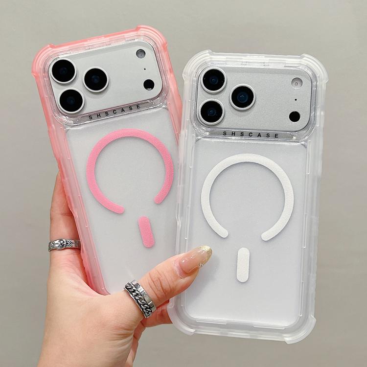 Transparent Matte TPU Hybrid PC 3-in-1 MagSafe Phone Case, For iPhone 13 Pro Max, For iPhone 13 Pro, For iPhone 13, For iPhone 12 Pro Max