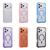 Transparent Matte TPU Hybrid PC 3-in-1 MagSafe Phone Case with Wrist Strap, For iPhone 17 Pro Max, For iPhone 17 Pro, For iPhone 17, For iPhone Air, For iPhone 16 Pro Max, For iPhone 16 Pro, For iPhone 16 Plus, For iPhone 16
