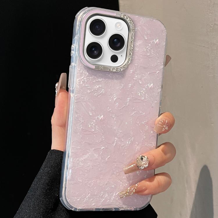 Gilded Colorful Shell Patterned TPU+IMD Phone Case, For iPhone 13 Pro