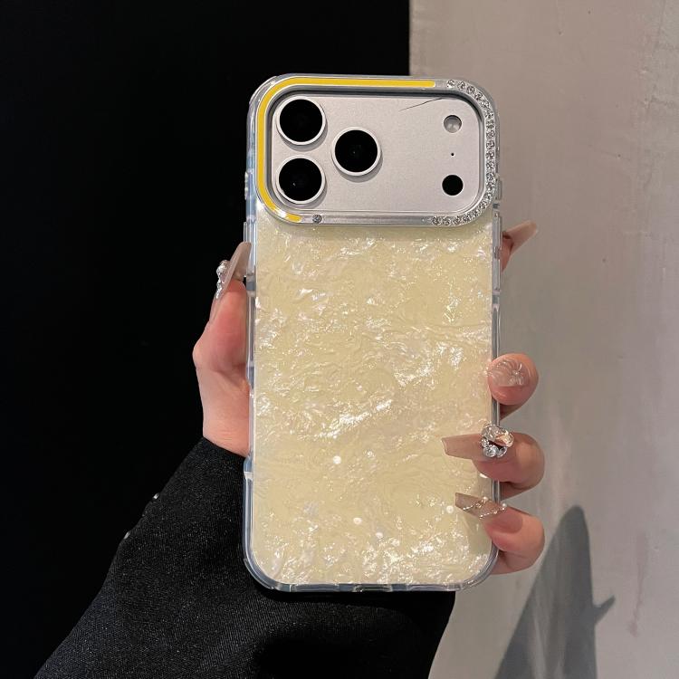 Gilded Colorful Shell Patterned TPU+IMD Phone Case, For iPhone 13 Pro