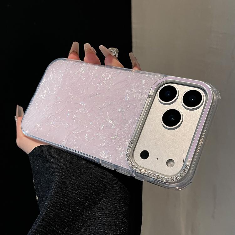 Gilded Colorful Shell Patterned TPU+IMD Phone Case, For iPhone 13 Pro