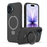 Gen1.5 Pivot Ring Holder TPU Hybrid PC Phone Case, For iPhone 16 Plus, For iPhone 16