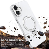 Gen1.5 Pivot Ring Holder TPU Hybrid PC Phone Case, For iPhone 16 Plus, For iPhone 16
