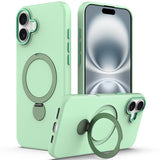 Gen1.5 Pivot Ring Holder TPU Hybrid PC Phone Case, For iPhone 16 Plus, For iPhone 16