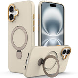 Gen1.5 Pivot Ring Holder TPU Hybrid PC Phone Case, For iPhone 16 Plus, For iPhone 16