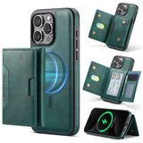 MAGKING K4 Series MagSafe RFID Tri-fold Card Bag Detachable Phone Case, For iPhone 15 Pro Max, For iPhone 15 Pro, For iPhone 15 Plus, For iPhone 15, For iPhone 14 Plus, For iPhone 14, For iPhone 14 Pro, For iPhone 14 Pro Max