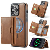 MAGKING K4 Series MagSafe RFID Tri-fold Card Bag Detachable Phone Case, For iPhone 15 Pro Max, For iPhone 15 Pro, For iPhone 15 Plus, For iPhone 15, For iPhone 14 Plus, For iPhone 14, For iPhone 14 Pro, For iPhone 14 Pro Max
