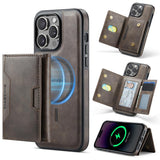 MAGKING K4 Series MagSafe RFID Tri-fold Card Bag Detachable Phone Case, For iPhone 15 Pro Max, For iPhone 15 Pro, For iPhone 15 Plus, For iPhone 15, For iPhone 14 Plus, For iPhone 14, For iPhone 14 Pro, For iPhone 14 Pro Max