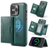 MAGKING K4 Series MagSafe RFID Tri-fold Card Bag Detachable Phone Case, For iPhone 15 Pro Max, For iPhone 15 Pro, For iPhone 15 Plus, For iPhone 15, For iPhone 14 Plus, For iPhone 14, For iPhone 14 Pro, For iPhone 14 Pro Max