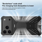 Armor 360 Holder Frameless Alloy MagSafe Phone Case, For iPhone 17 Pro Max, For iPhone 17 Pro, For iPhone 17, For iPhone Air