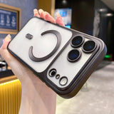 Change to 17 Series Magnetic MagSafe Frosted TPU Phone Case, For iPhone 17 Pro Max, For iPhone 17 Pro, For iPhone 17, For iPhone Air, For iPhone 16 Pro Max, For iPhone 16 Pro, For iPhone 16 Plus, For iPhone 16