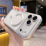 Change to 17 Series Magnetic MagSafe Frosted TPU Phone Case, For iPhone 17 Pro Max, For iPhone 17 Pro, For iPhone 17, For iPhone Air, For iPhone 16 Pro Max, For iPhone 16 Pro, For iPhone 16 Plus, For iPhone 16