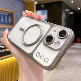 Change to 17 Series Magnetic MagSafe Frosted TPU Phone Case, For iPhone 15 Pro Max, For iPhone 15 Pro, For iPhone 15 Plus, For iPhone 15, For iPhone 14 Plus, For iPhone 14, For iPhone 14 Pro, For iPhone 14 Pro Max