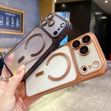 Change to 17 Series Magnetic MagSafe Frosted TPU Phone Case, For iPhone 17 Pro Max, For iPhone 17 Pro, For iPhone 17, For iPhone Air, For iPhone 16 Pro Max, For iPhone 16 Pro, For iPhone 16 Plus, For iPhone 16