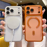 Change to 17 Series Magnetic MagSafe Frosted TPU Phone Case, For iPhone 17 Pro Max, For iPhone 17 Pro, For iPhone 17, For iPhone Air, For iPhone 16 Pro Max, For iPhone 16 Pro, For iPhone 16 Plus, For iPhone 16