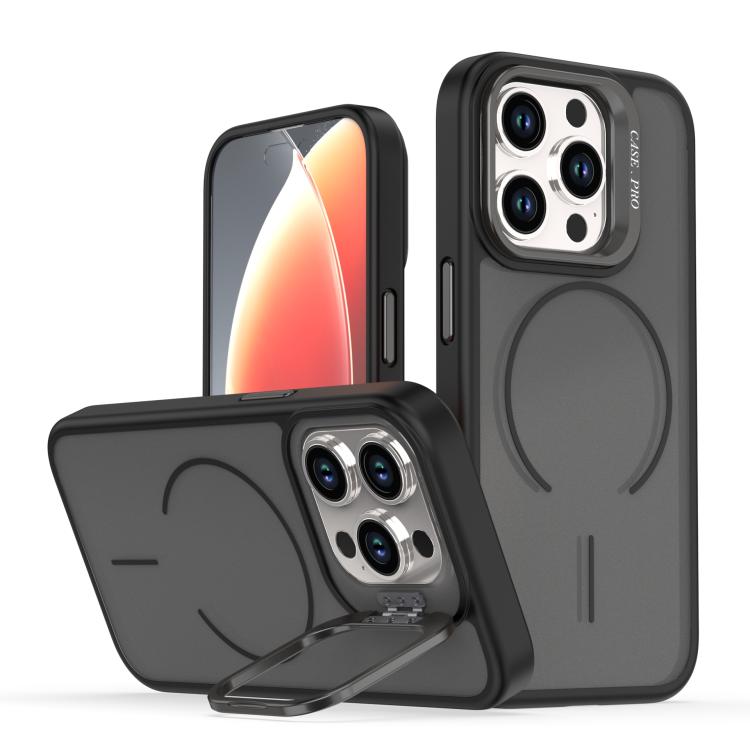 Bright Color Frosted Skin-feel Camera Bracket Magsafe Phone Case, For iPhone 14 Pro Max, For iPhone 13 Pro Max, For iPhone 13 Pro, For iPhone 13