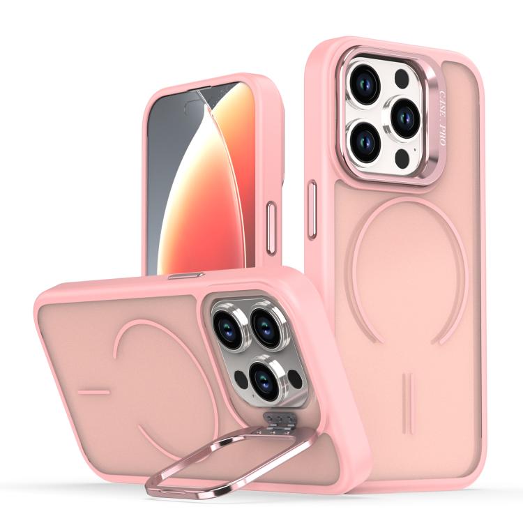 Bright Color Frosted Skin-feel Camera Bracket Magsafe Phone Case, For iPhone 14 Pro Max, For iPhone 13 Pro Max, For iPhone 13 Pro, For iPhone 13
