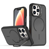 Bright Color Frosted Skin-feel Camera Bracket Magsafe Phone Case, For iPhone 14 Pro Max, For iPhone 13 Pro Max, For iPhone 13 Pro, For iPhone 13