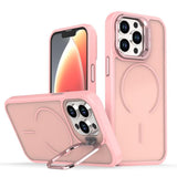 Bright Color Frosted Skin-feel Camera Bracket Magsafe Phone Case, For iPhone 14 Pro Max, For iPhone 13 Pro Max, For iPhone 13 Pro, For iPhone 13
