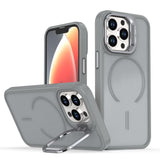 Bright Color Frosted Skin-feel Camera Bracket Magsafe Phone Case, For iPhone 14 Pro Max, For iPhone 13 Pro Max, For iPhone 13 Pro, For iPhone 13