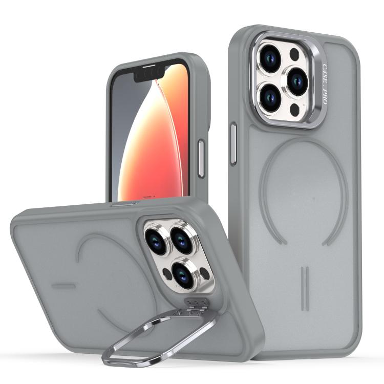 Bright Color Frosted Skin-feel Camera Bracket Magsafe Phone Case, For iPhone 14 Pro Max, For iPhone 13 Pro Max, For iPhone 13 Pro, For iPhone 13