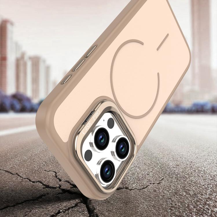Bright Color Contrast Skin-feel Camera Bracket Magsafe Phone Case, For iPhone 14 Pro Max, For iPhone 13 Pro Max, For iPhone 13 Pro, For iPhone 13