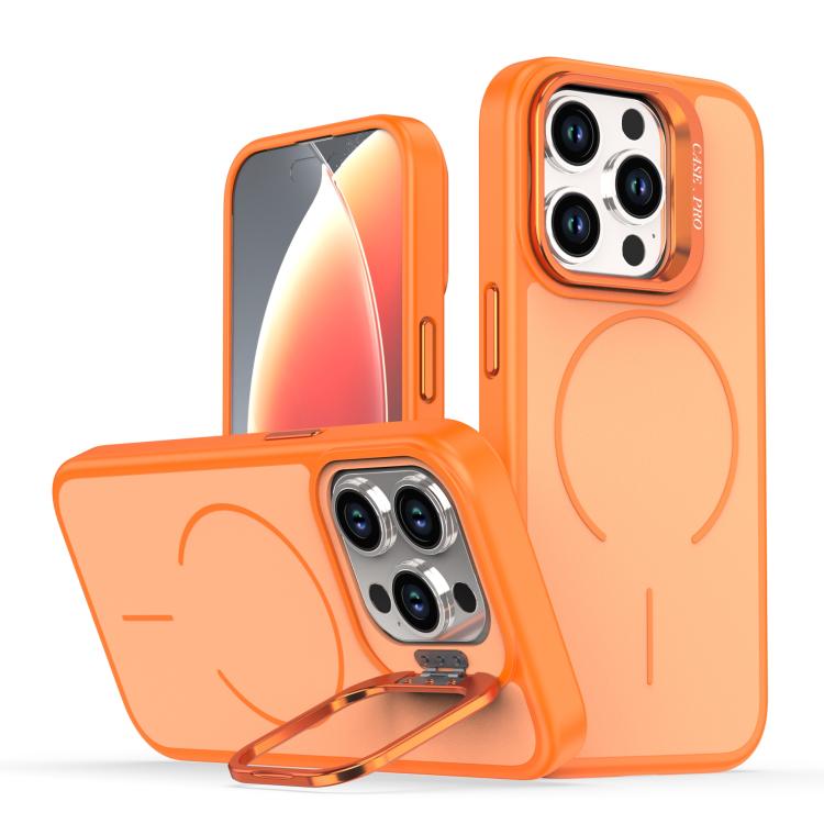 Bright Color Contrast Skin-feel Camera Bracket Magsafe Phone Case, For iPhone 14 Pro Max, For iPhone 13 Pro Max, For iPhone 13 Pro, For iPhone 13