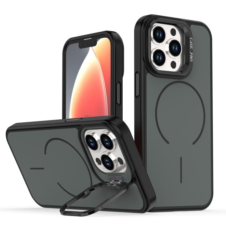 Bright Color Contrast Skin-feel Camera Bracket Magsafe Phone Case, For iPhone 14 Pro Max, For iPhone 13 Pro Max, For iPhone 13 Pro, For iPhone 13