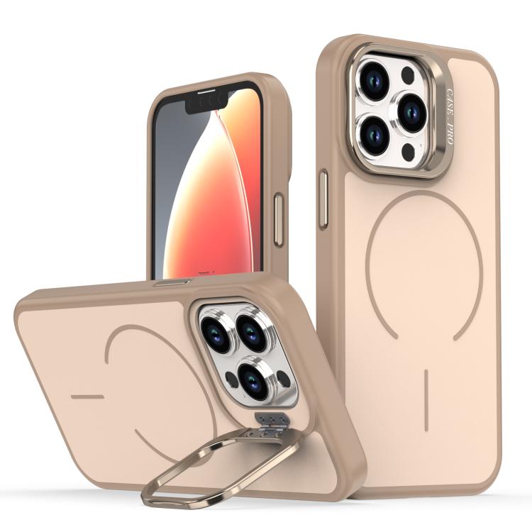 Bright Color Contrast Skin-feel Camera Bracket Magsafe Phone Case, For iPhone 14 Pro Max, For iPhone 13 Pro Max, For iPhone 13 Pro, For iPhone 13