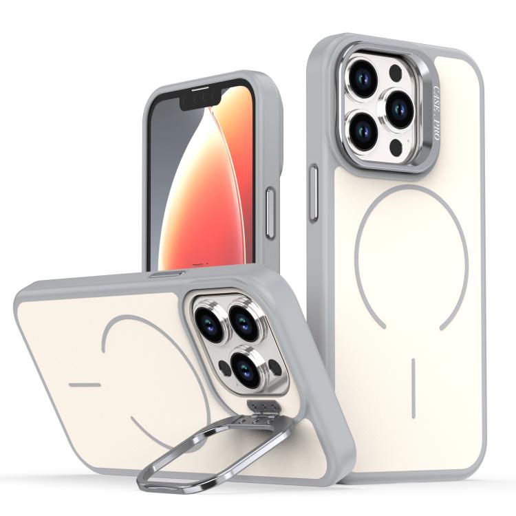 Bright Color Contrast Skin-feel Camera Bracket Magsafe Phone Case, For iPhone 14 Pro Max, For iPhone 13 Pro Max, For iPhone 13 Pro, For iPhone 13