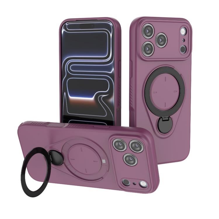 Ring Shield MagSafe TPU Phone Case with 360 Degree Rotating Holder, For iPhone 18 Pro / 17 Pro, For iPhone 18 Pro Max / 17 Pro Max, For iPhone 17, For iPhone Air, For iPhone 16 Pro Max, For iPhone 16 Pro, For iPhone 16 Plus, For iPhone 16