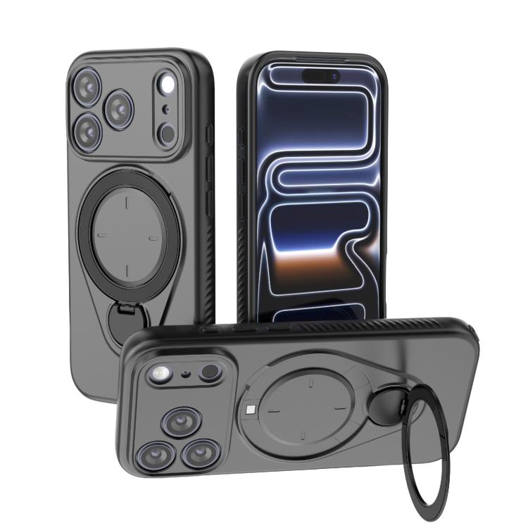 Ring Shield MagSafe TPU Phone Case with 360 Degree Rotating Holder, For iPhone 18 Pro / 17 Pro, For iPhone 18 Pro Max / 17 Pro Max, For iPhone 17, For iPhone Air, For iPhone 16 Pro Max, For iPhone 16 Pro, For iPhone 16 Plus, For iPhone 16