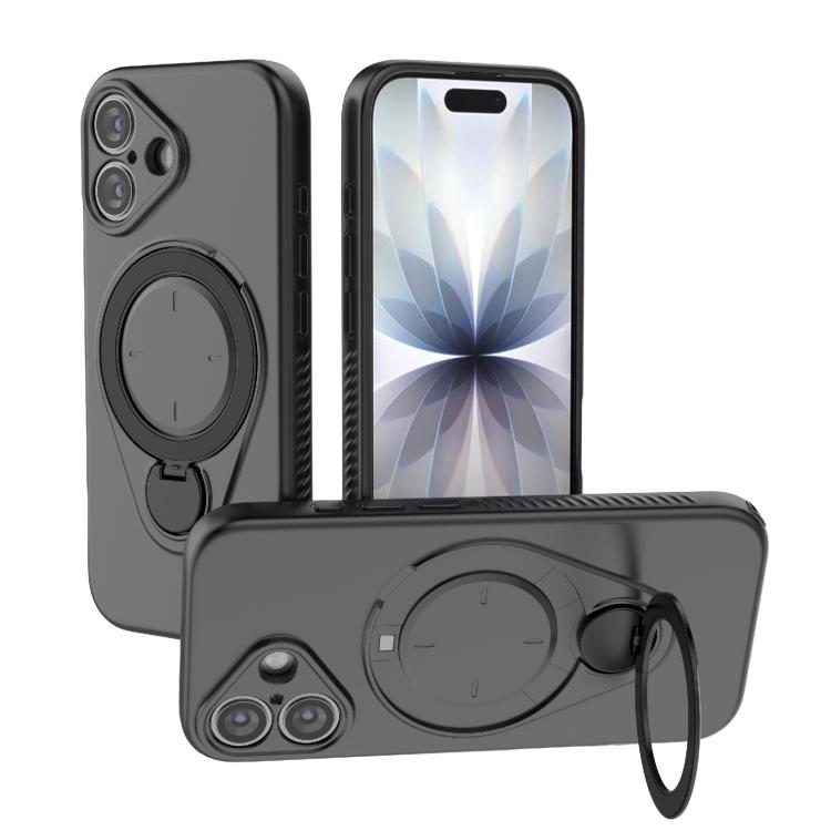 Ring Shield MagSafe TPU Phone Case with 360 Degree Rotating Holder, For iPhone 18 Pro / 17 Pro, For iPhone 18 Pro Max / 17 Pro Max, For iPhone 17, For iPhone Air, For iPhone 16 Pro Max, For iPhone 16 Pro, For iPhone 16 Plus, For iPhone 16
