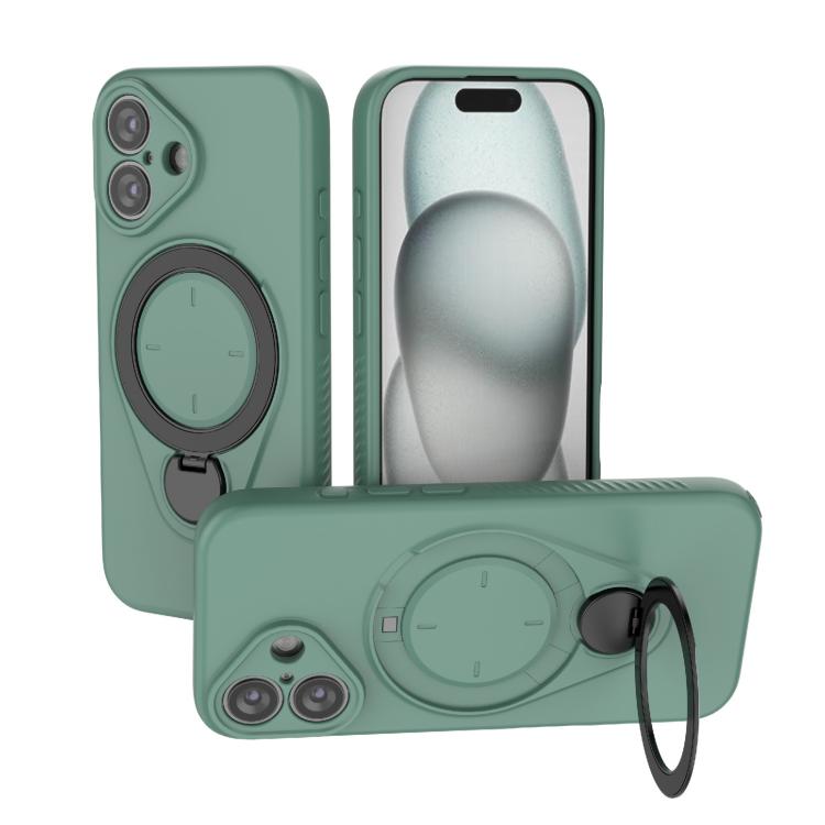 Ring Shield MagSafe TPU Phone Case with 360 Degree Rotating Holder, For iPhone 17 Pro Max, For iPhone 17 Pro, For iPhone 17, For iPhone Air, For iPhone 16 Pro Max, For iPhone 16 Pro, For iPhone 16 Plus, For iPhone 16